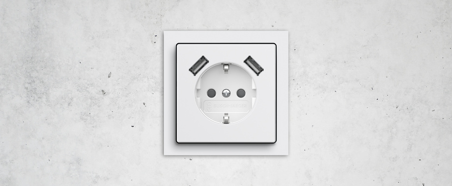 SCHUKO® USB-Steckdose bei Elektrotechnik Knittel UG&Co.KG in Seebach b Eisenach, Thür