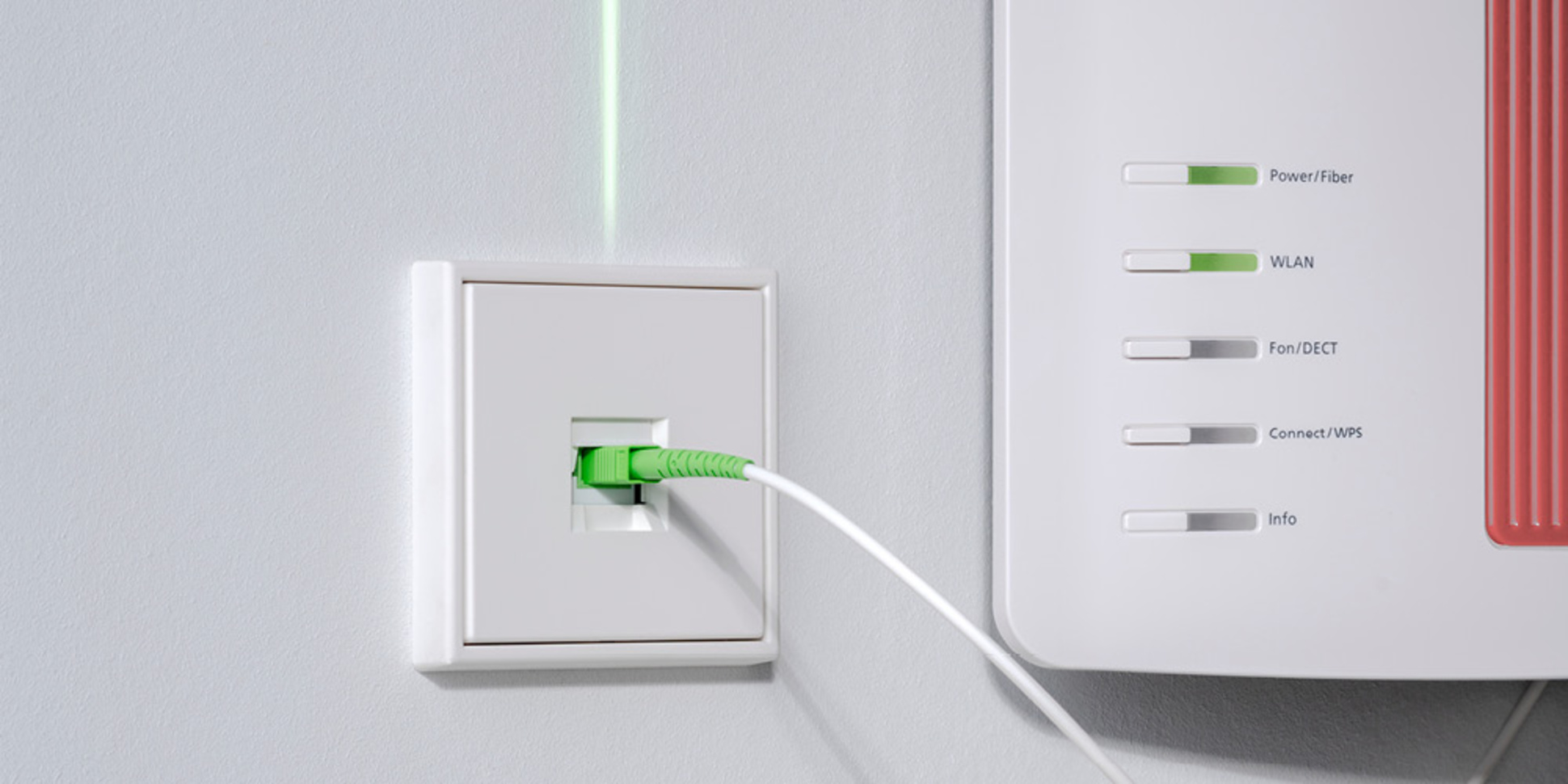 Die neuen Glasfaser-Anschlussdosen bei Elektrotechnik Knittel UG&Co.KG in Seebach b Eisenach, Thür