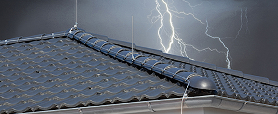 Äußerer Blitzschutz bei Elektrotechnik Knittel UG&Co.KG in Seebach b Eisenach, Thür