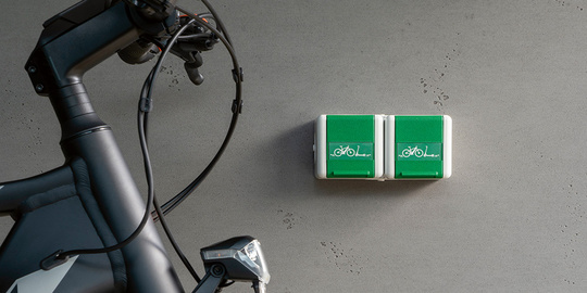 SCHUKO® Steckdose für E-Bikes bei Elektrotechnik Knittel UG&Co.KG in Seebach b Eisenach, Thür